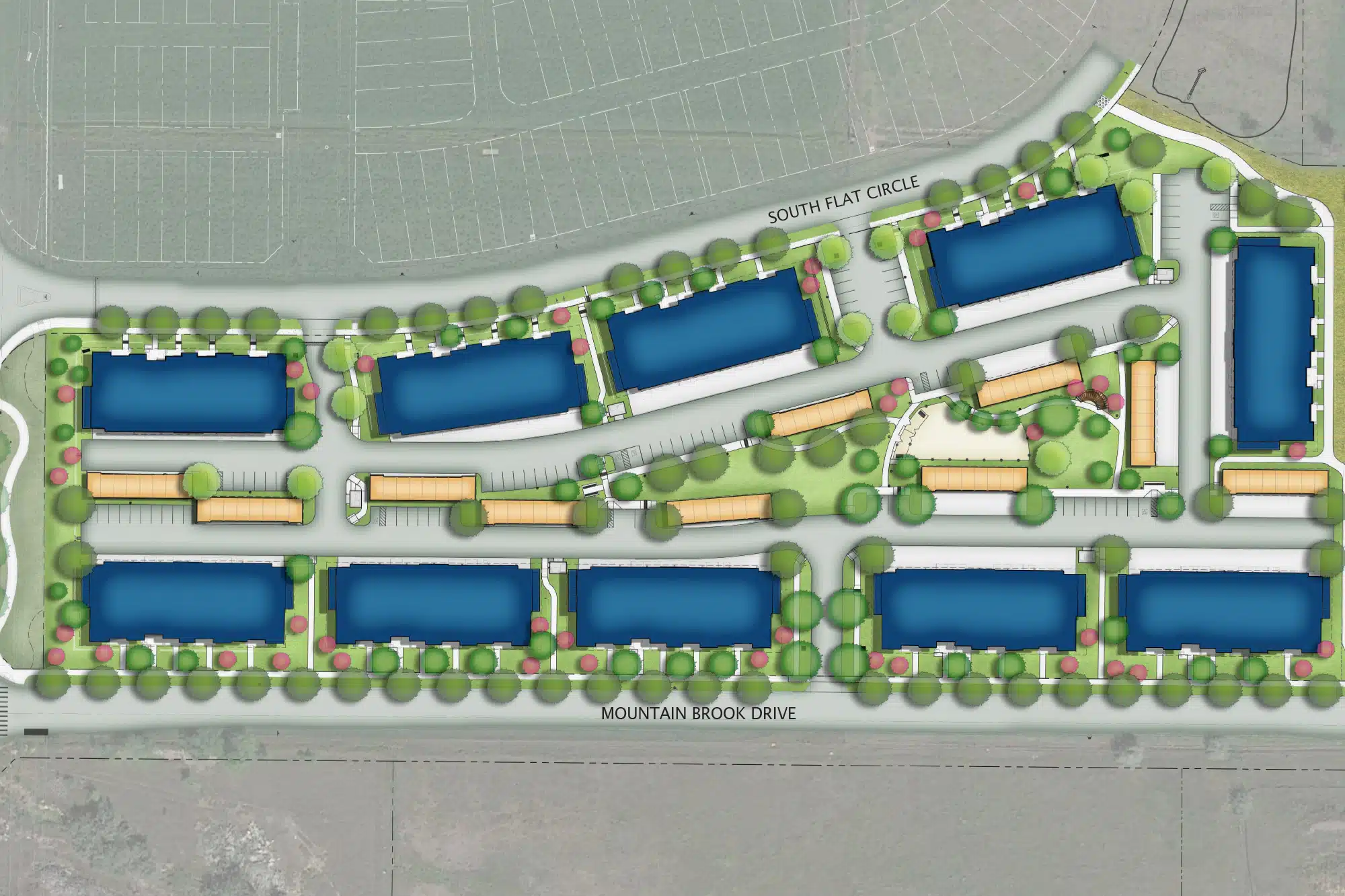 Site Map for Mountain Brook Flats