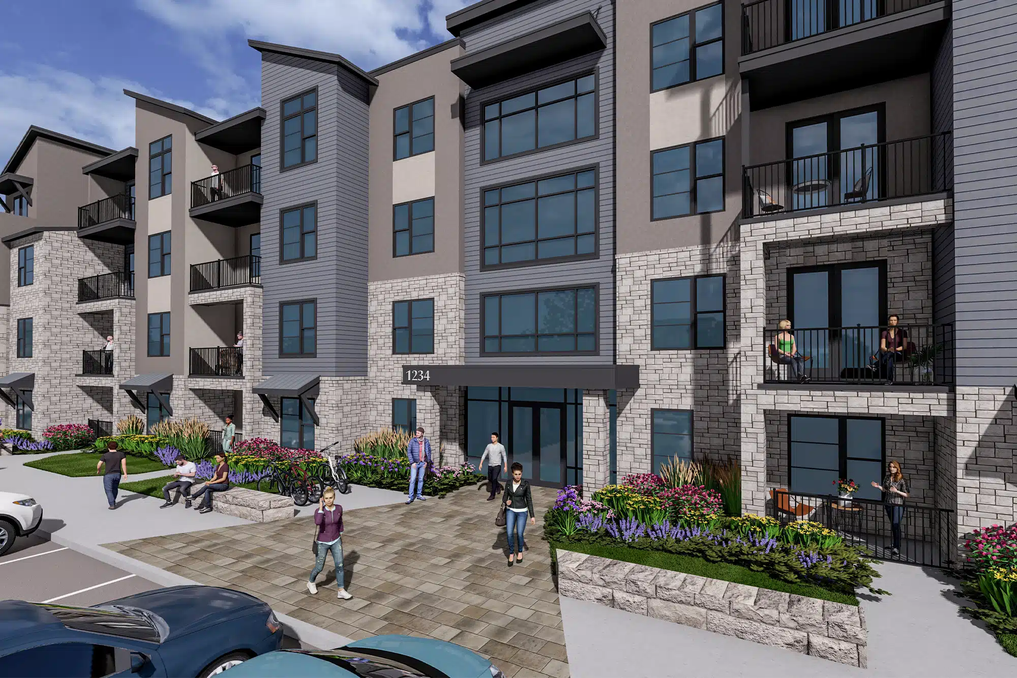Rendering of The Collins at Union Park
