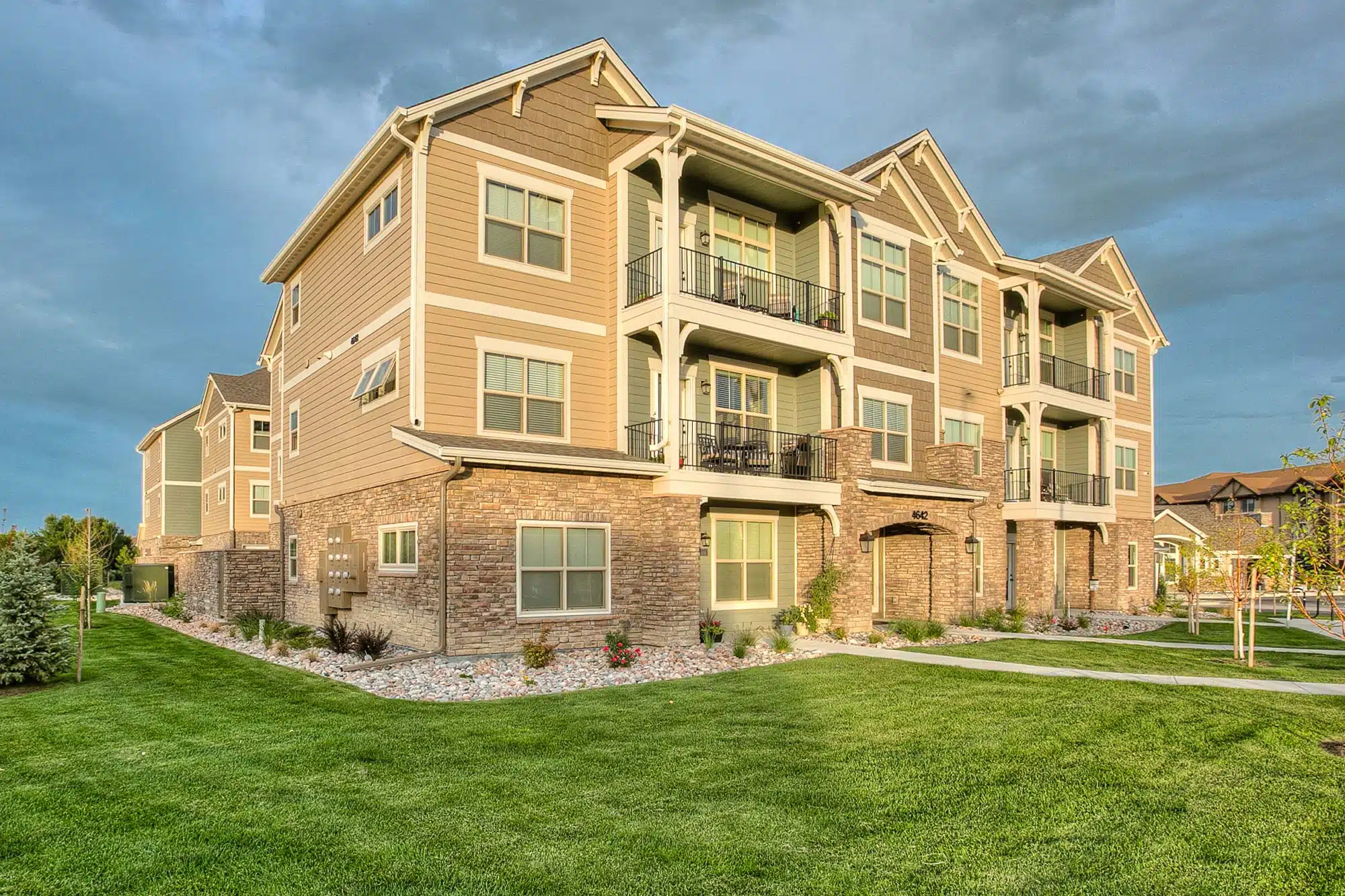 3 Story Condo building at Centerra